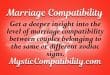 Marriage Compatibility