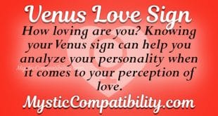 Venus Love Sign