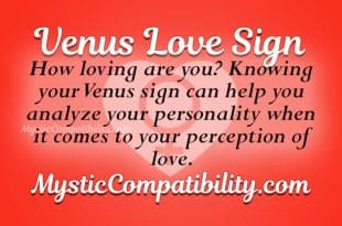 Venus Love Sign