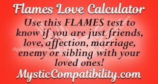 Flames Love Calculator