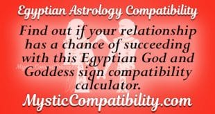 Egyptian Astrology Compatibility