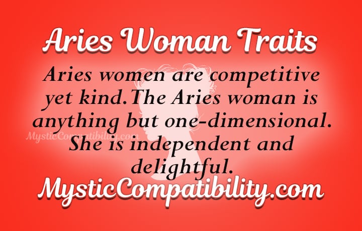 aries woman personality traits