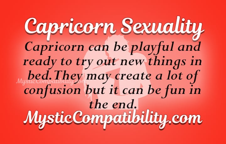 Capricorn woman sexuality traits