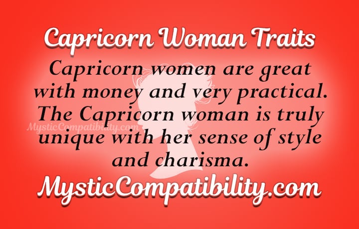 capricorn woman personality traits