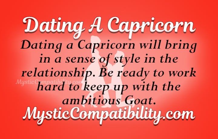 dating capricorn