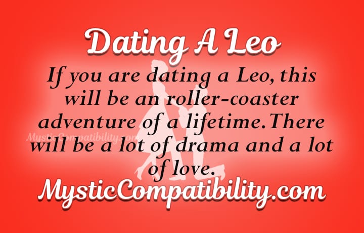 dating a leo