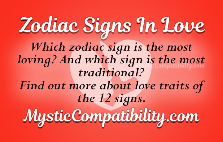 love by zodiac sign