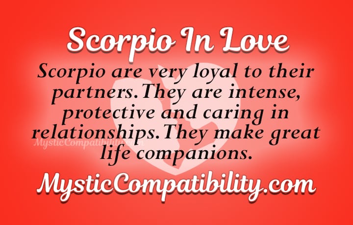 scorpio in love