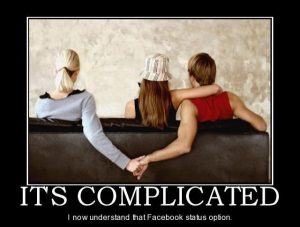 It's complicated status