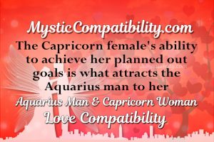 Aquarius Man Capricorn Woman Compatibility - Mystic Compatibility