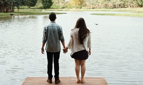 at the lake