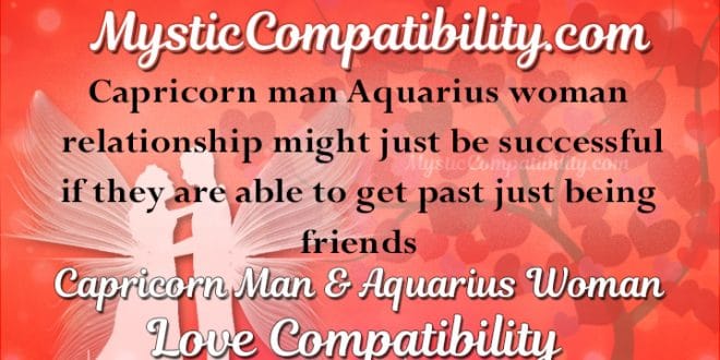 aquarius man and capricorn woman