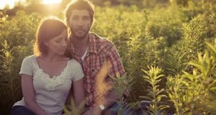 couple enjoying nature