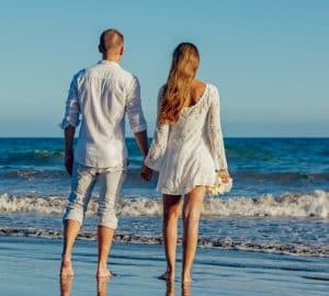 couple in white