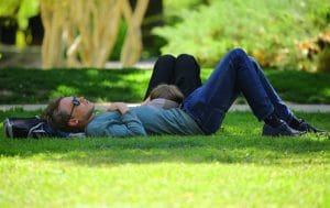 couple relaxing