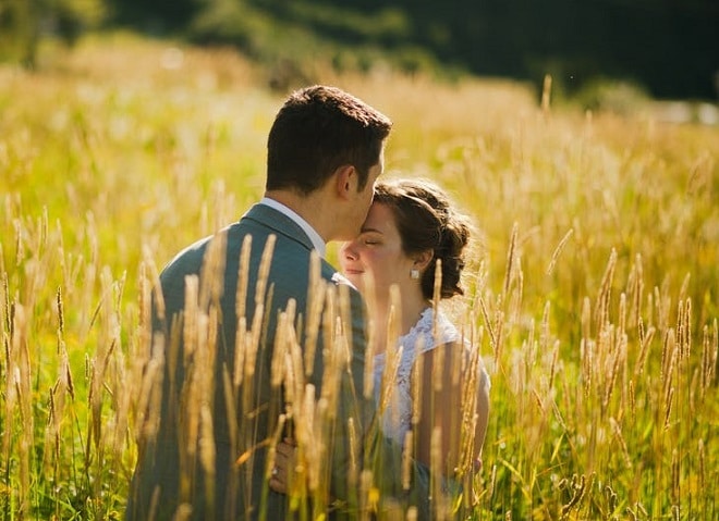 lovely wedded couple