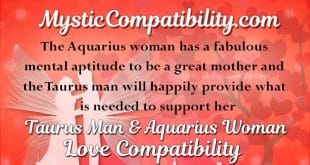 taurus man aquarius woman compatibility