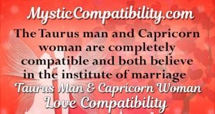taurus man capricorn woman compatibility