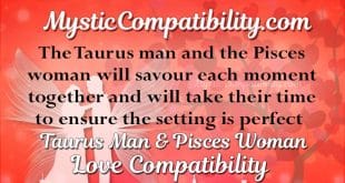 taurus man pisces woman compatibility