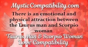 taurus man scorpio woman compatibility