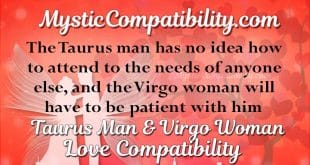 taurus man virgo woman compatibility