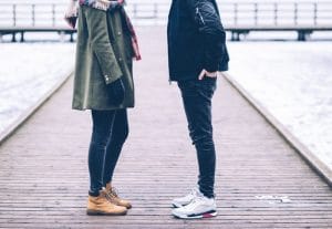 winter couple