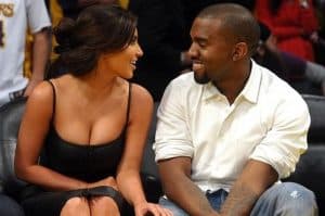 Kanye West and Kim Kardashian