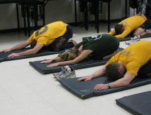 Yoga session