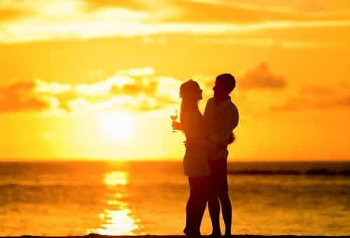 couple at the beach