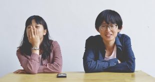 happy Asian couple