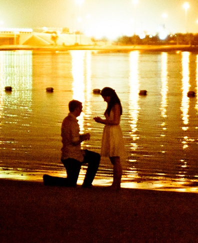 man proposing