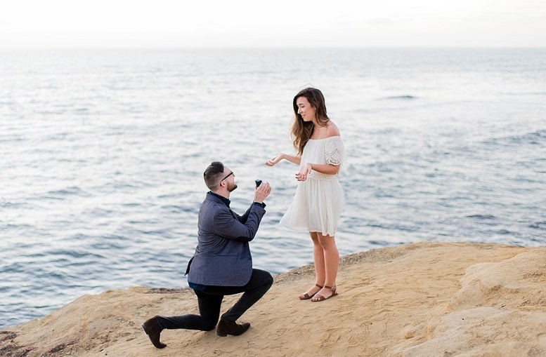 man proposing