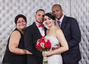 newly weds with parents