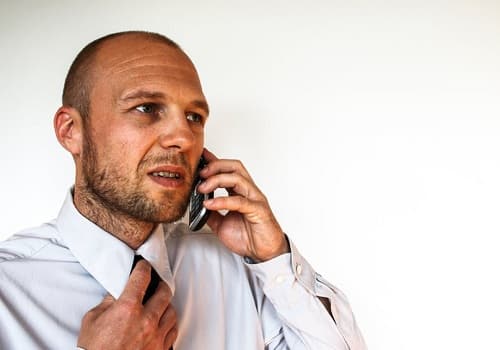 talking on the phone