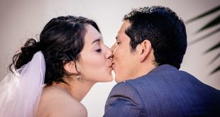 wedding kiss