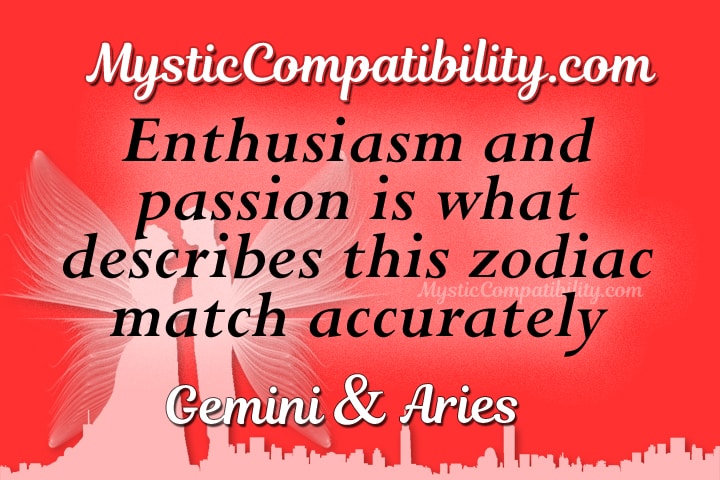 Gemini Aries Compatibility - Mystic Compatibility