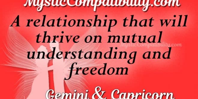 Gemini Capricorn Compatibility - Mystic Compatibility