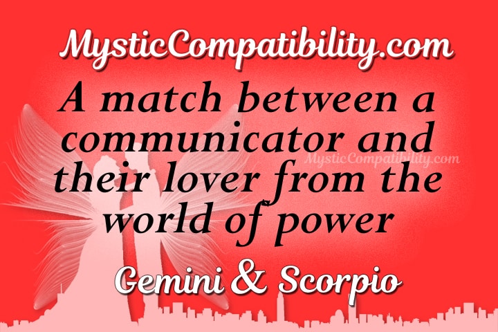 Gemini Scorpio Compatibility