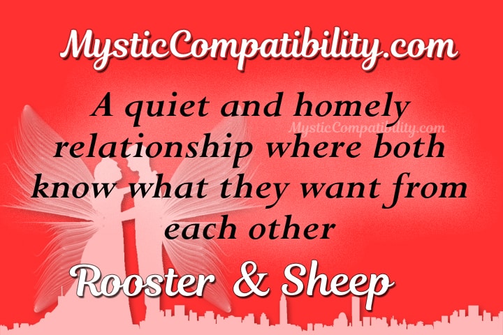 rooster sheep compatibility