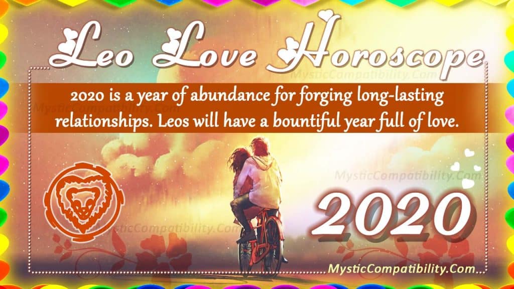 leo love horoscope 2020